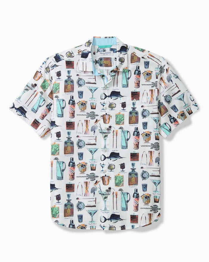 Nova Wave Cotton-Blend Short-Sleeve Shirt