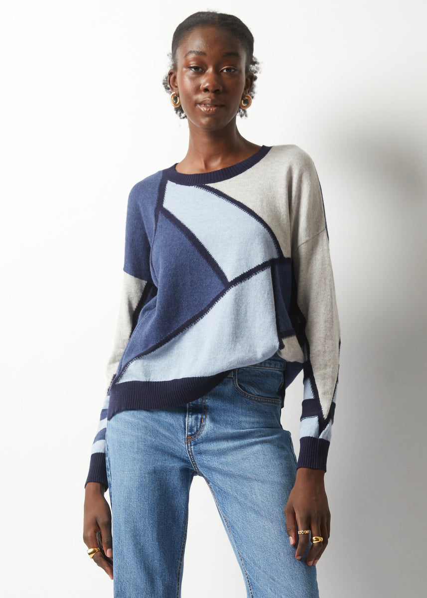 Mosaic Intarsia Sweater – docksquareclothiers