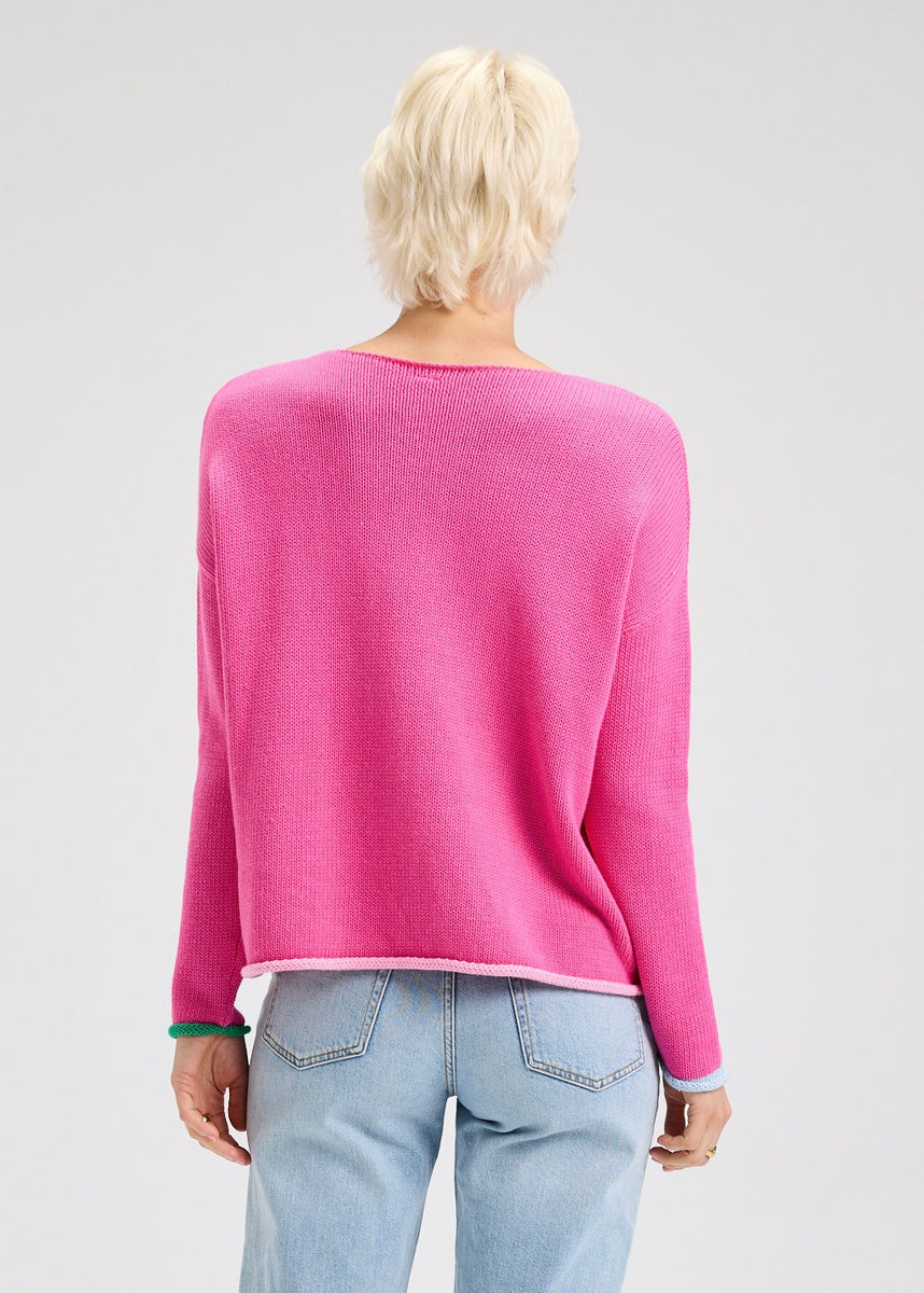 SEQUEL KNIT SWEATER CREW NECK (THIN L Beige SQ-23SS-KN-02