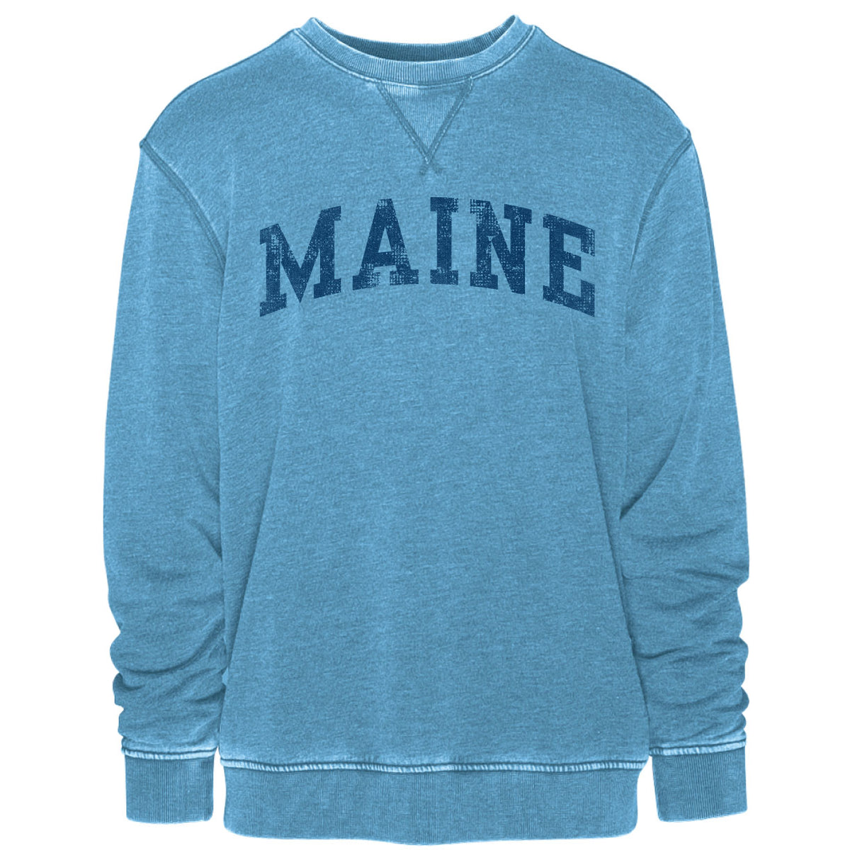 Sold Vintage Colorblock Maine Crewneck Sweatshirt Large