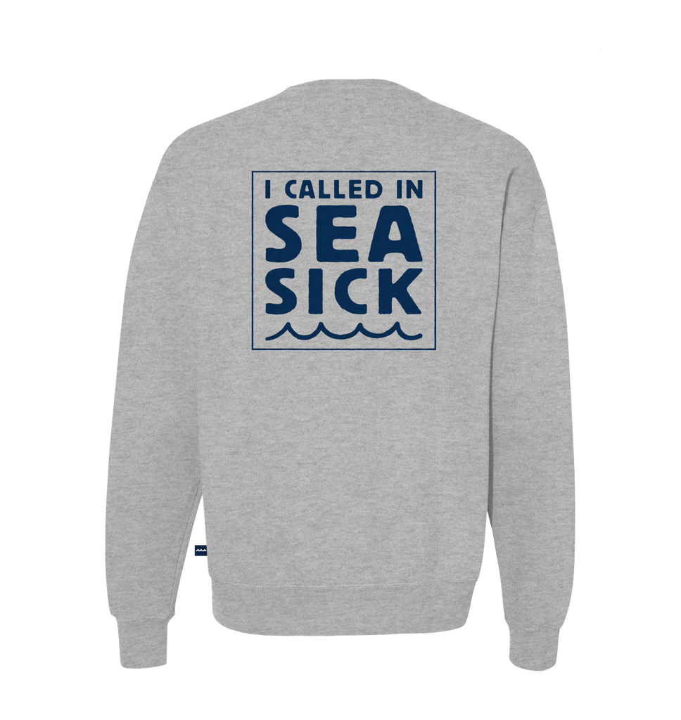 Sea Sick Vintage Crew Sweatshirt – docksquareclothiers