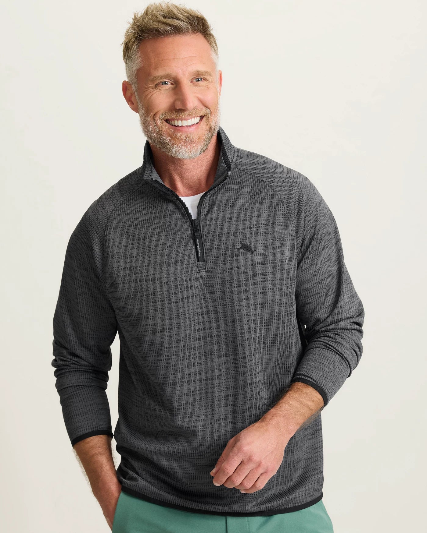 プー★ HALF ZIP CRAZY COLOR TOP Oceanside 2.0 Quarter Zip - Haze | Straight Down