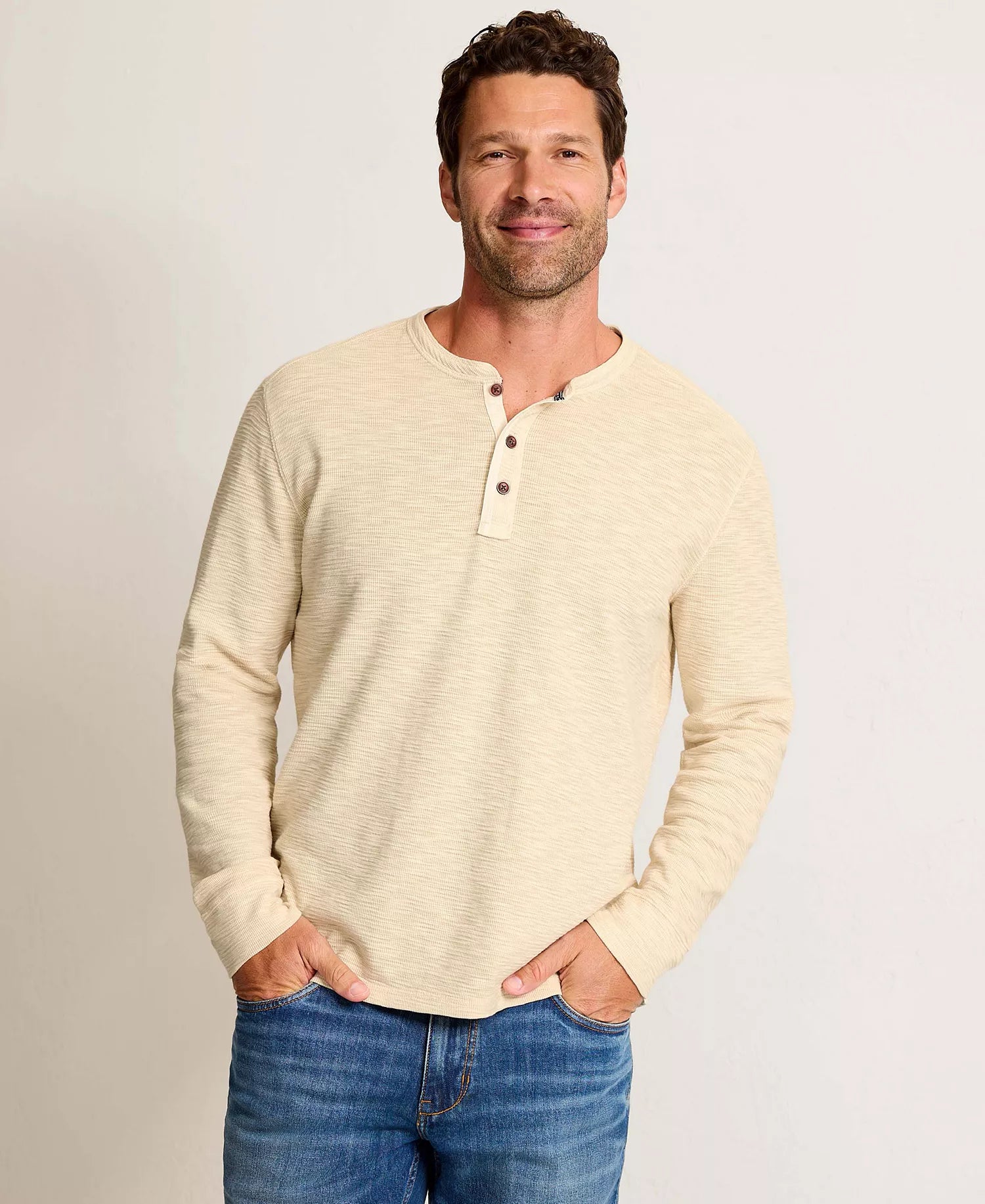 Port Oasis Long-Sleeve Henley – docksquareclothiers