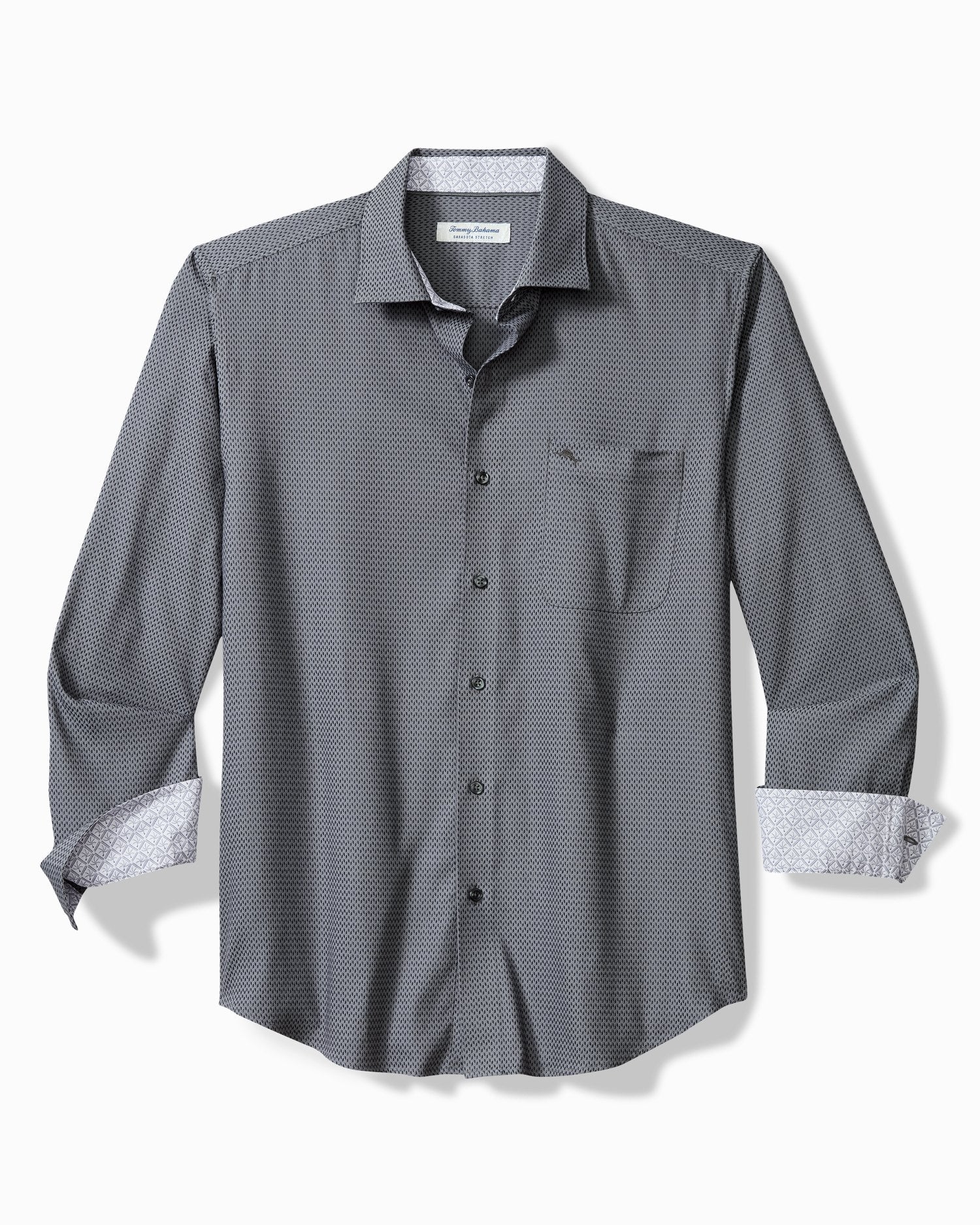 Tommy Bahama Men's Sarasota Stretch Ventura Coast IslandZone Shirt - White - Size XL Tommy Bahama Men's Sarasota Stretch Ventura Coast IslandZone Shirt - White - Size XL