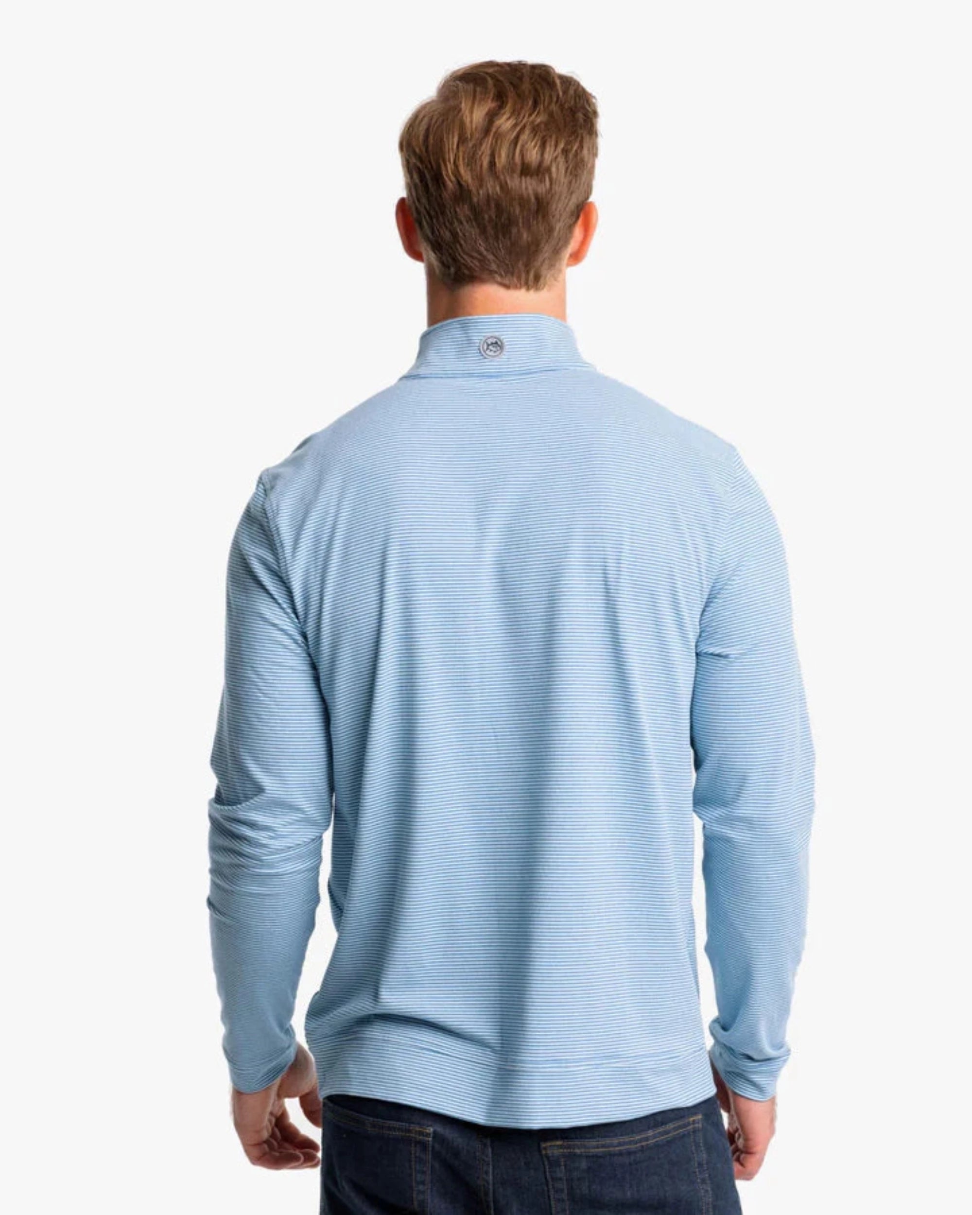 Southern Tide Scuttle Heather Performance Quarter Zip Hoodie