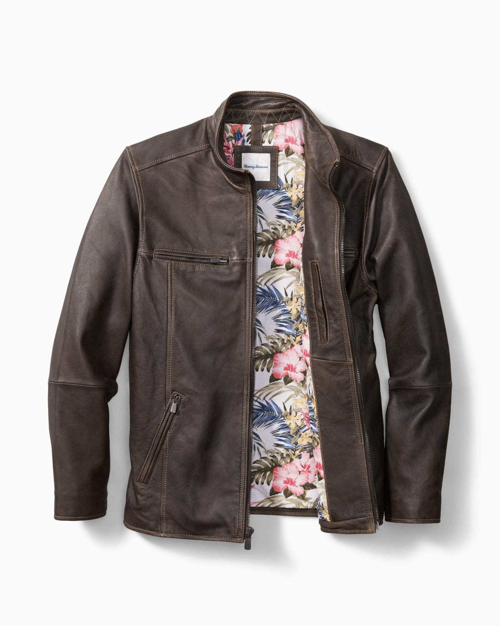 Tommy bahama sunrise rider leather jacket Clearance